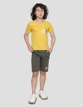 Little M Lion Combed Boys T-Shirt