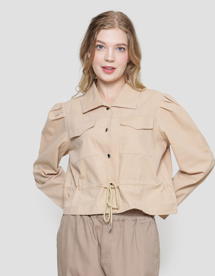 American Jeans Waist String Jaket Wanita