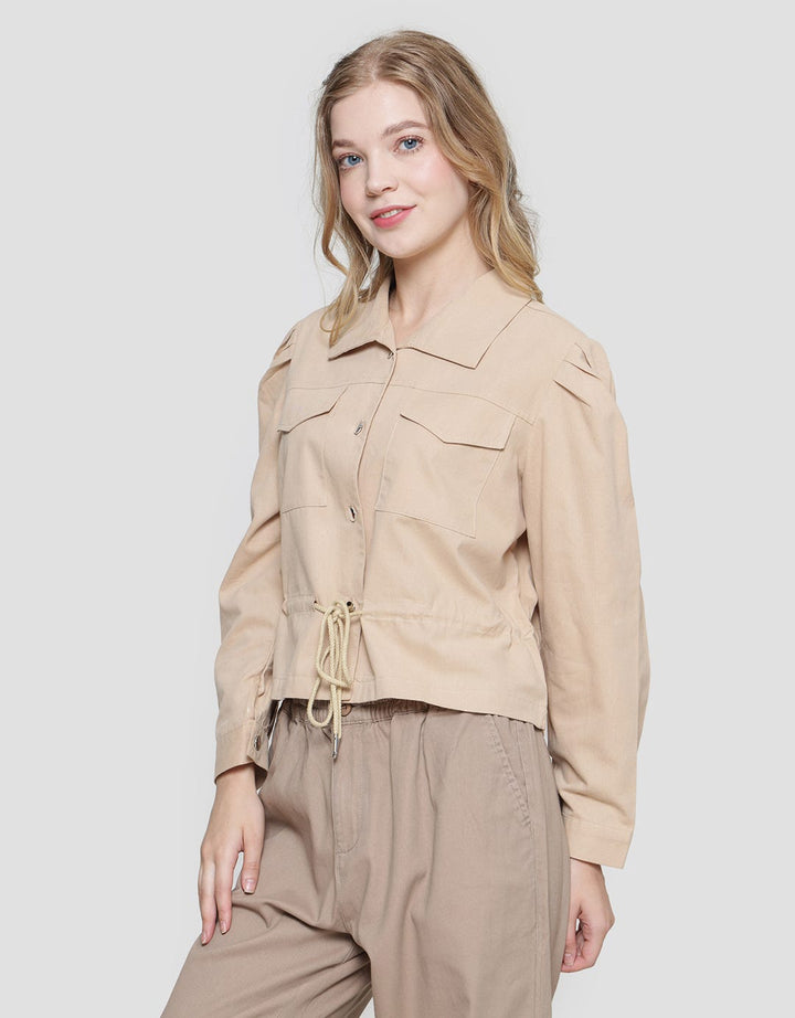 American Jeans Waist String Jaket Wanita