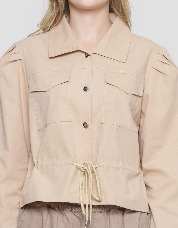 American Jeans Waist String Jaket Wanita