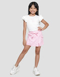Little M Belt Kantong Cargo Rok Celana Anak Perempuan