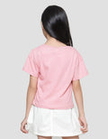 Little M Hello Friends Bear 4 Kaos Lengan Pendek Anak Perempuan