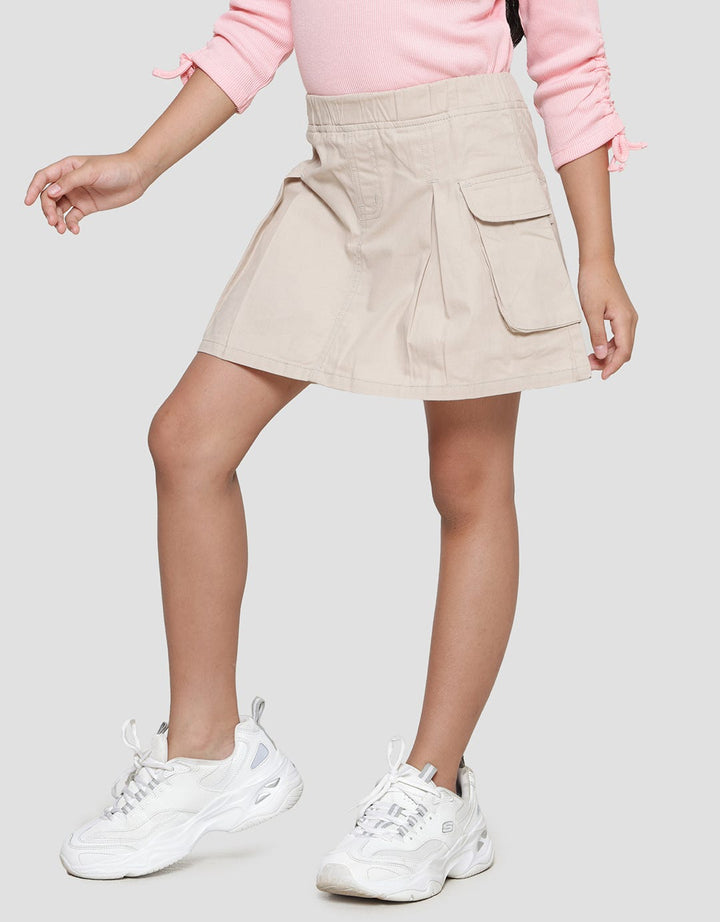 Little M Cargo Pocket Short Skirt for Girls