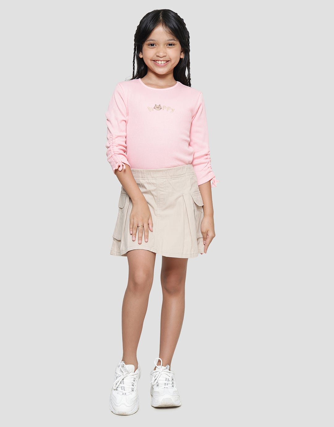 Little M Cargo Pocket Short Skirt for Girls