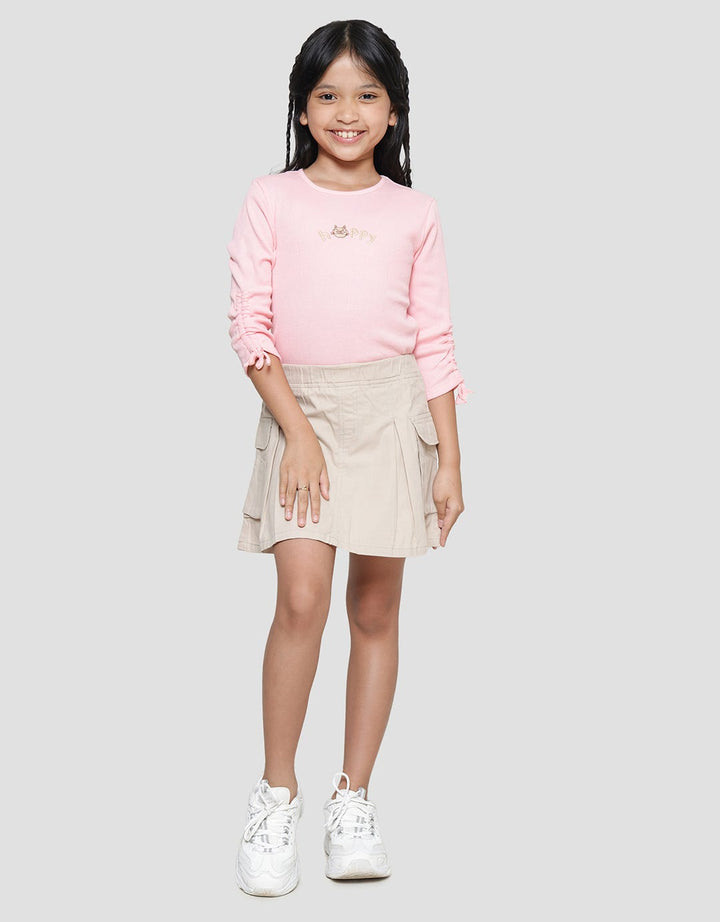 Little M Cargo Pocket Short Skirt for Girls