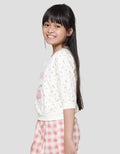 Little M Print Floral Aplikasi Bunny Sweater Anak Perempuan
