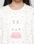 Little M Print Floral Aplikasi Bunny Sweater Anak Perempuan