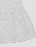 Little M Kerah Woven Aplikasi Unicorn And Pompom Midi Dress Anak Perempuan
