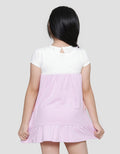Little M Aplikasi Bunga Midi Dress Overall Anak Laki-Laki