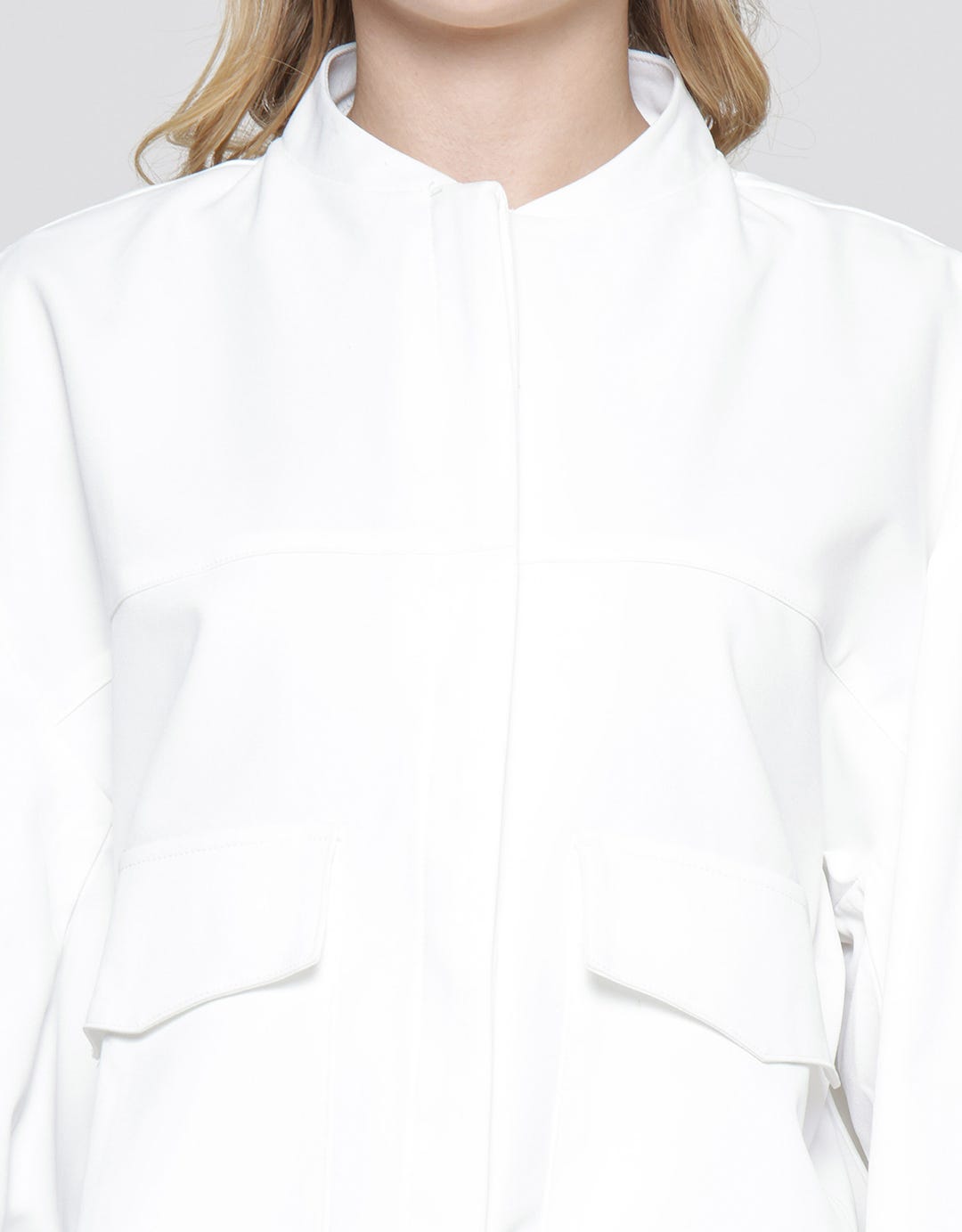 Details Double Pocket OVZ Jaket Wanita
