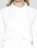 Details Double Pocket OVZ Jaket Wanita