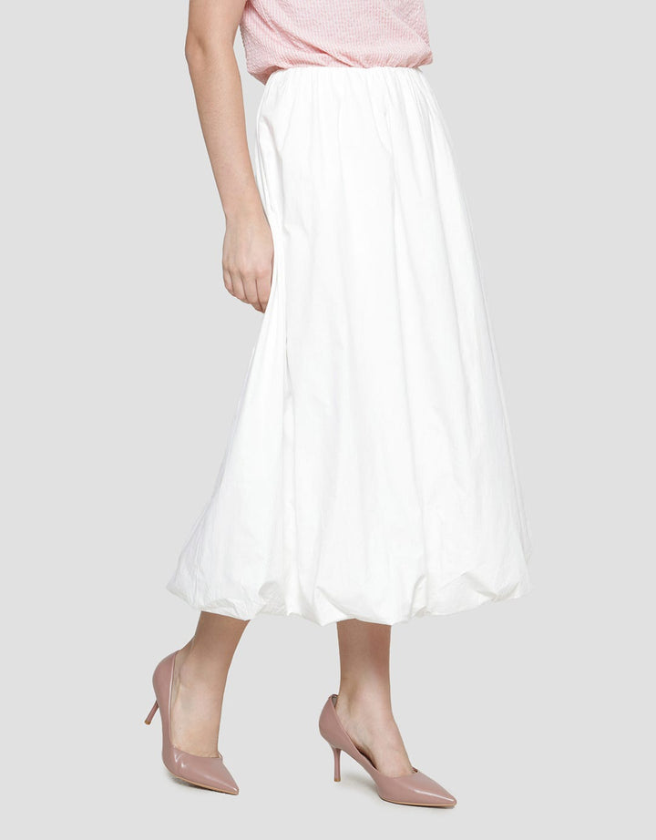 Details Baloon Rok Midi Wanita