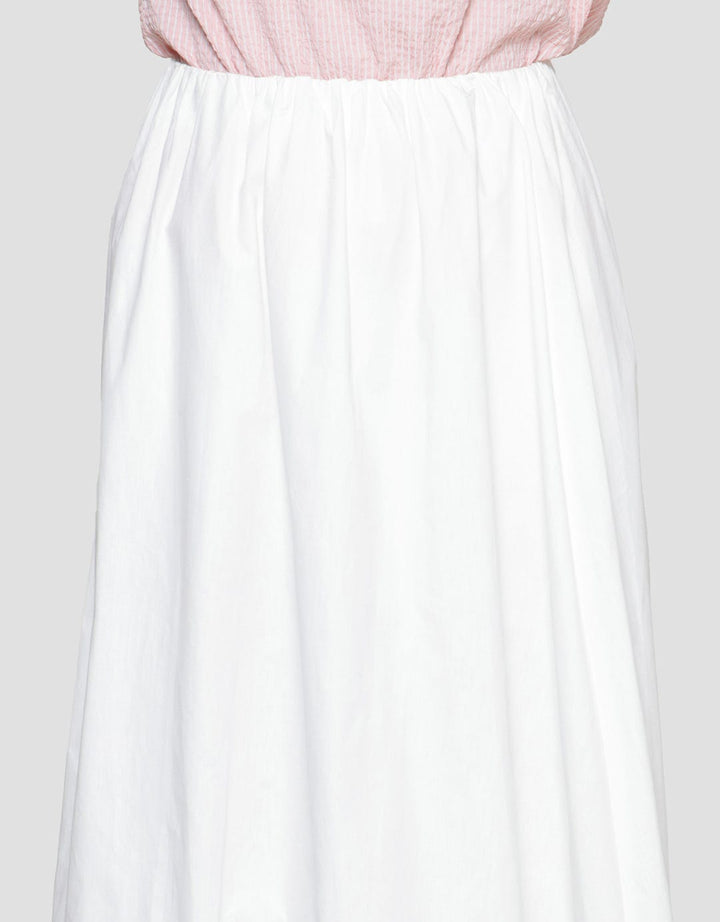 Details Baloon Rok Midi Wanita