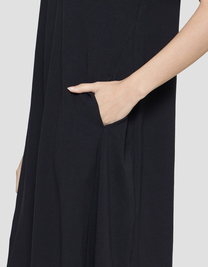Suko Plain Midi Dress Jersey Women