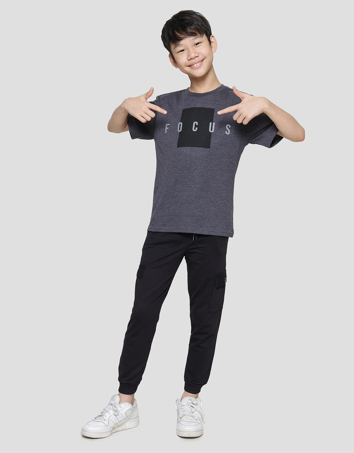 Nevada Print Focus Kaos Lengan Pendek Anak Laki-Laki