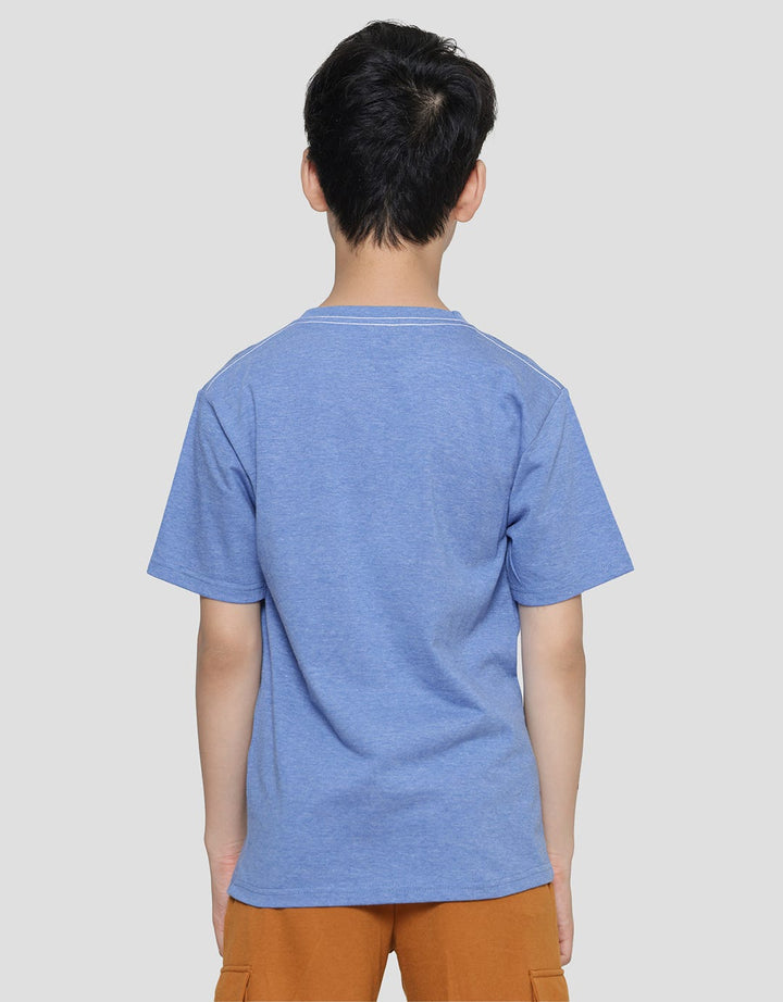 Nevada Print Positive Vibes Kaos Lengan Pendek Anak Laki-Laki