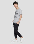 Nevada Print We Have Nothing To Lose Kaos Lengan Pendek Anak Laki-Laki