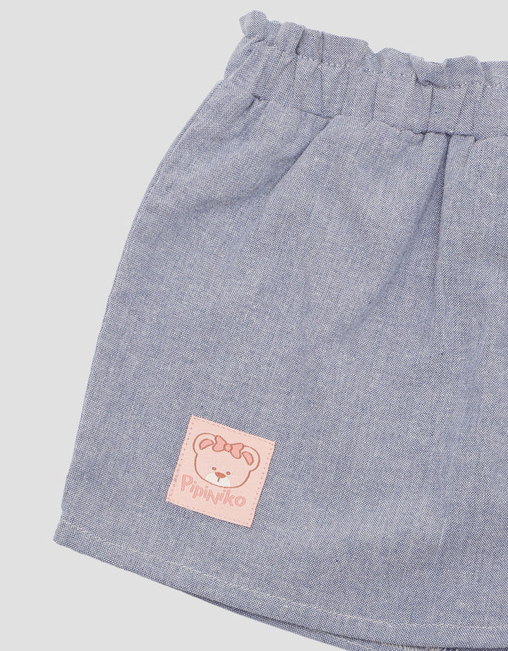 Pipiniko Patch Logo Girls Shorts