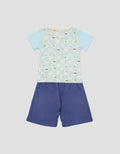 Pipiniko Dino Square Set Pakaian Anak Laki-laki