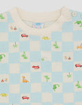 Pipiniko Dino Square Set Pakaian Anak Laki-laki