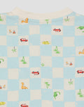 Pipiniko Dino Square Set Pakaian Anak Laki-laki
