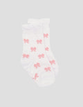 Pipiniko Texture Ribbon Anti Slip Girls Socks