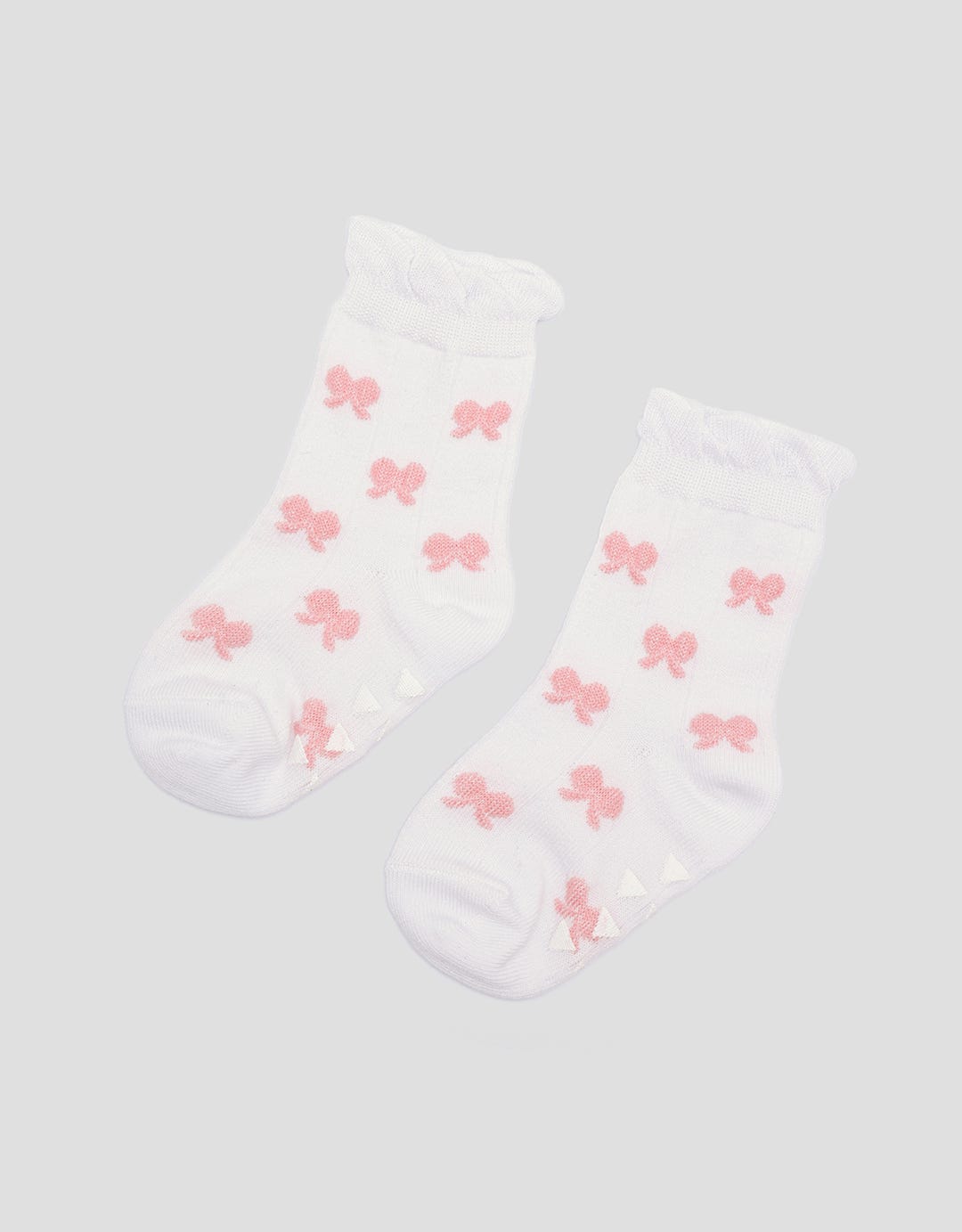 Pipiniko Texture Ribbon Anti Slip Girls Socks