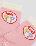 Pipiniko Flower Cute Anti Slip Kaus Kaki Anak Perempuan