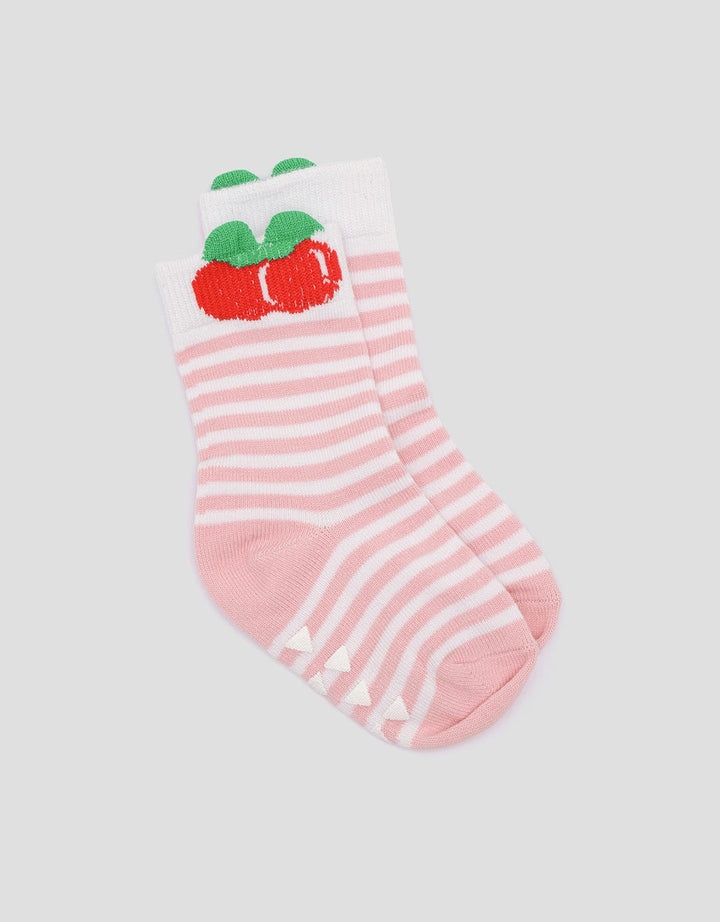 Pipiniko Apple Anti Slip Socks for Girls