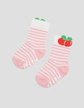 Pipiniko Apple Anti Slip Socks for Girls