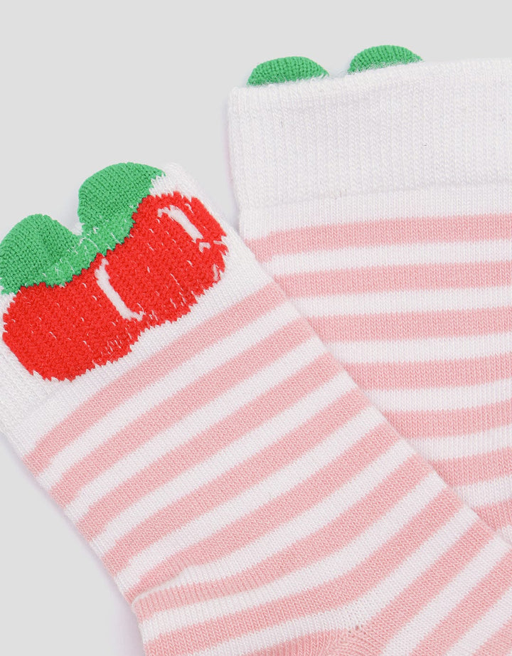 Pipiniko Apple Anti Slip Socks for Girls