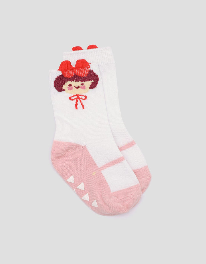 Pipiniko Ribbon Anti Slip Kaos Kaki Anak Perempuan