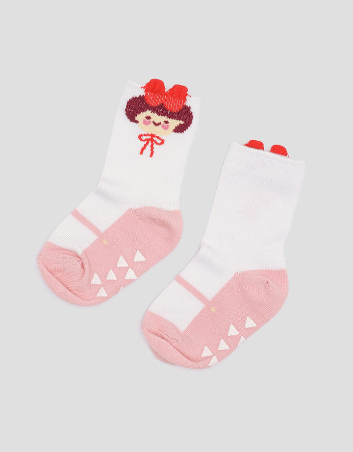 Pipiniko Ribbon Anti Slip Kaos Kaki Anak Perempuan