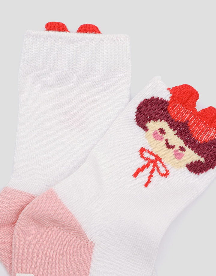 Pipiniko Ribbon Anti Slip Kaos Kaki Anak Perempuan