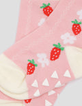 Pipiniko Strawberry Anti Slip Girls Socks