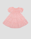 Pipiniko Tier Tekstur Flower Midi Dress Anak Perempuan