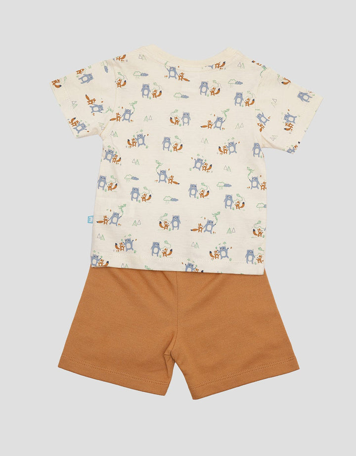 Pipiniko Jersey Fox Kantong Baju Satu Set Anak Laki-Laki