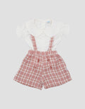 Pipiniko One Set Tweed Overall Anak Perempuan