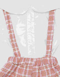 Pipiniko One Set Tweed Overall Anak Perempuan