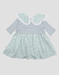 Pipiniko Lace Collar Midi Dress Anak Perempuan