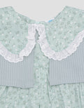 Pipiniko Lace Collar Midi Dress Anak Perempuan
