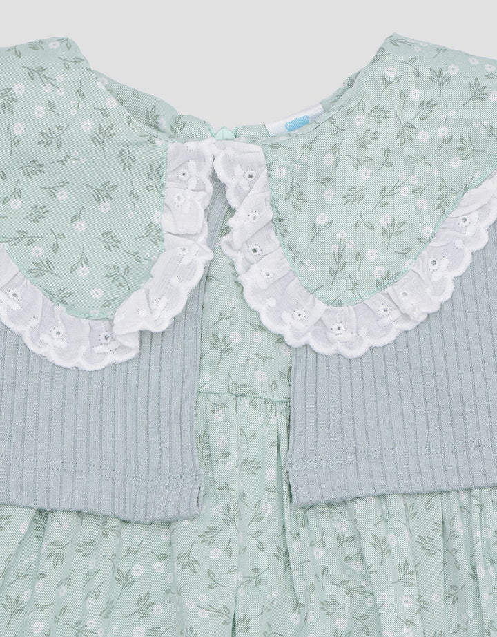 Pipiniko Lace Collar Midi Dress Anak Perempuan