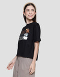 Nevada Boxy Print We Bare Bears Women's Short Sleeve T-Shirt