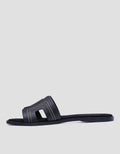 Connexion Stitching Contrast Strap Slipper Sandals Wanita