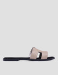 Connexion Stitching Contrast Strap Slipper Sandals Wanita