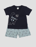 Pipiniko Jersey Dinos Fun Baju Set Anak Laki-Laki