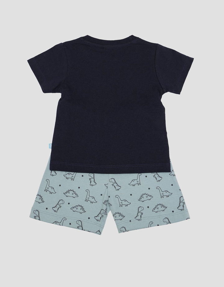 Pipiniko Jersey Dinos Fun Baju Set Anak Laki-Laki