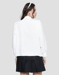 Connexion Crinkle Tie Kemeja Blouse Wanita