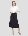 Connexion Two Button Women's Midi Skirt