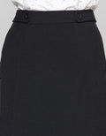 Connexion Two Button Women's Midi Skirt